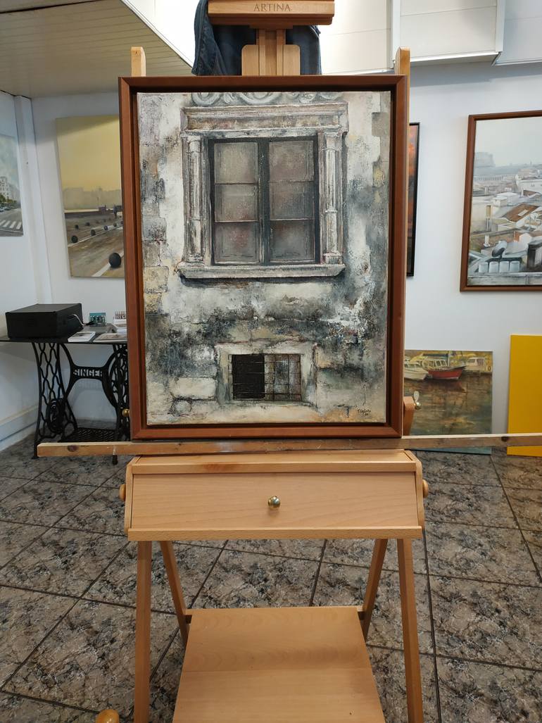 Original Figurative Architecture Painting by Tomas Castano