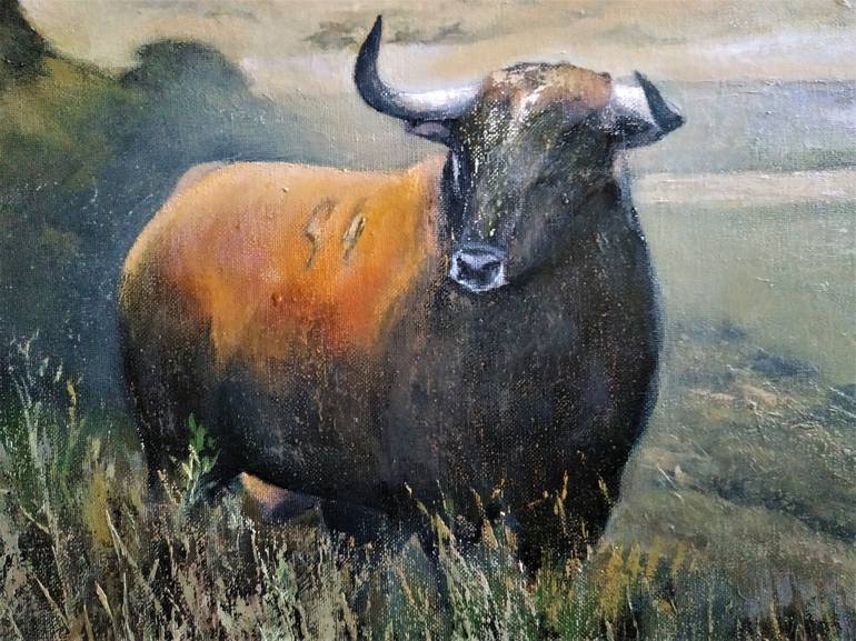 Original Realism Animal Painting by Tomas Castano