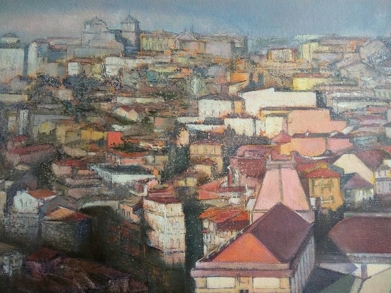 Original Cities Painting by Tomas Castano