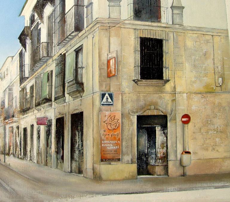 Original Impressionism Architecture Painting by Tomas Castano
