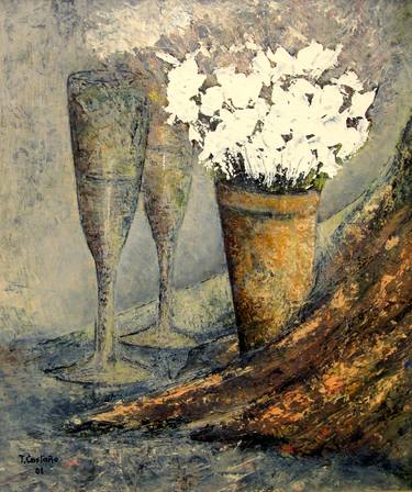 Print of Impressionism Still Life Paintings by Tomas Castano