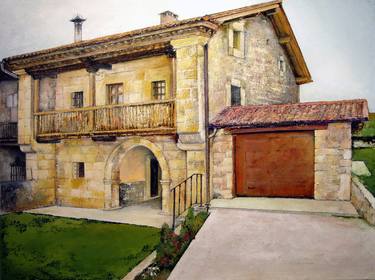 Print of Fine Art Architecture Paintings by Tomas Castano