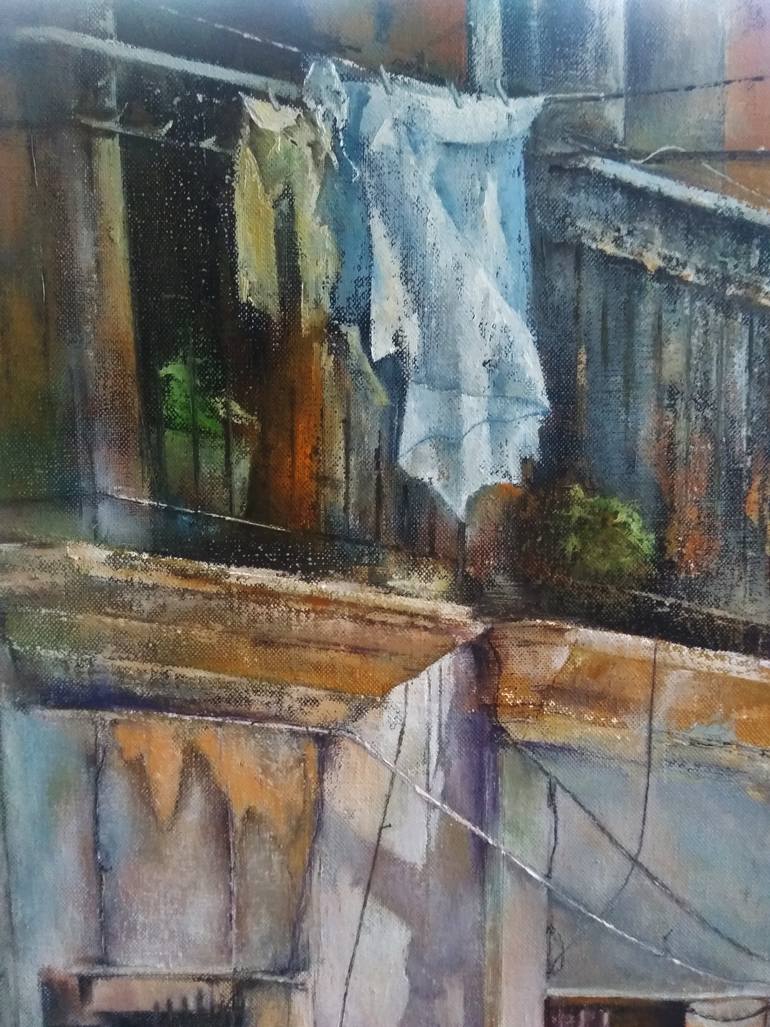 Original Figurative Transportation Painting by Tomas Castano