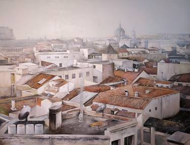 Print of Cities Paintings by Tomas Castano