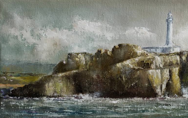 Original Figurative Seascape Painting by Tomas Castano