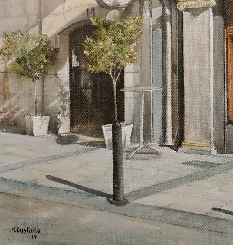 Original Figurative Architecture Painting by Tomas Castano