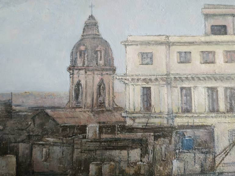 Original Figurative Landscape Painting by Tomas Castano