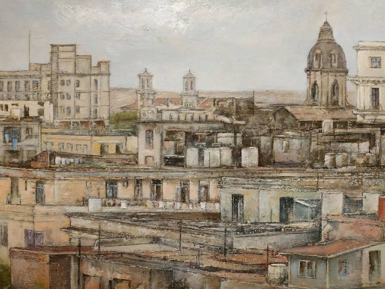 Original Figurative Landscape Painting by Tomas Castano