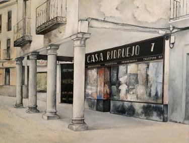 Original Figurative Architecture Paintings by Tomas Castano