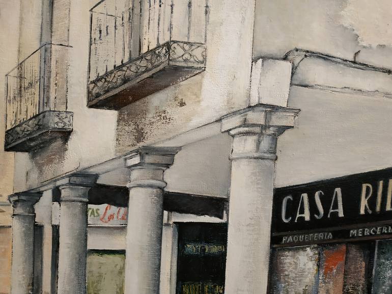 Original Figurative Architecture Painting by Tomas Castano