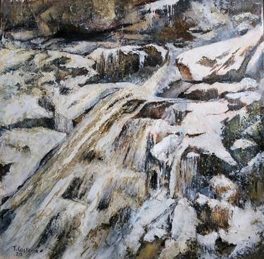 Waterfall with snow thumb