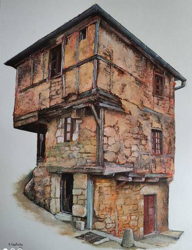 Print of Architecture Paintings by Tomas Castano