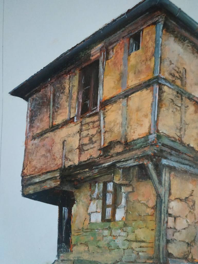 Original Figurative Architecture Painting by Tomas Castano