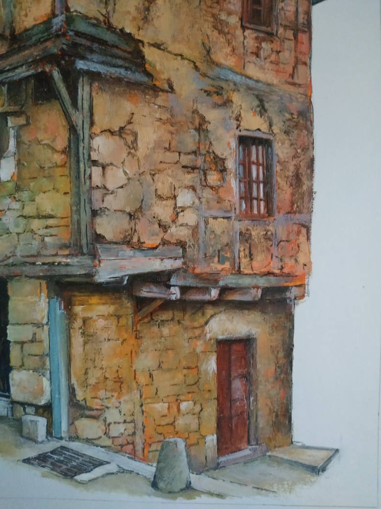 Original Figurative Architecture Painting by Tomas Castano