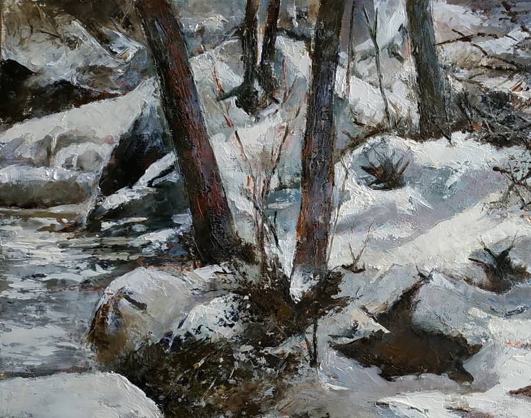 Original Figurative Landscape Painting by Tomas Castano