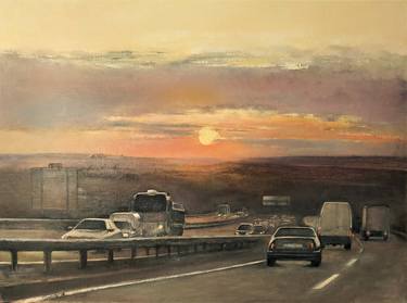 Print of Car Paintings by Tomas Castano