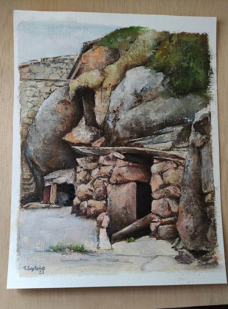 Original Figurative Landscape Painting by Tomas Castano