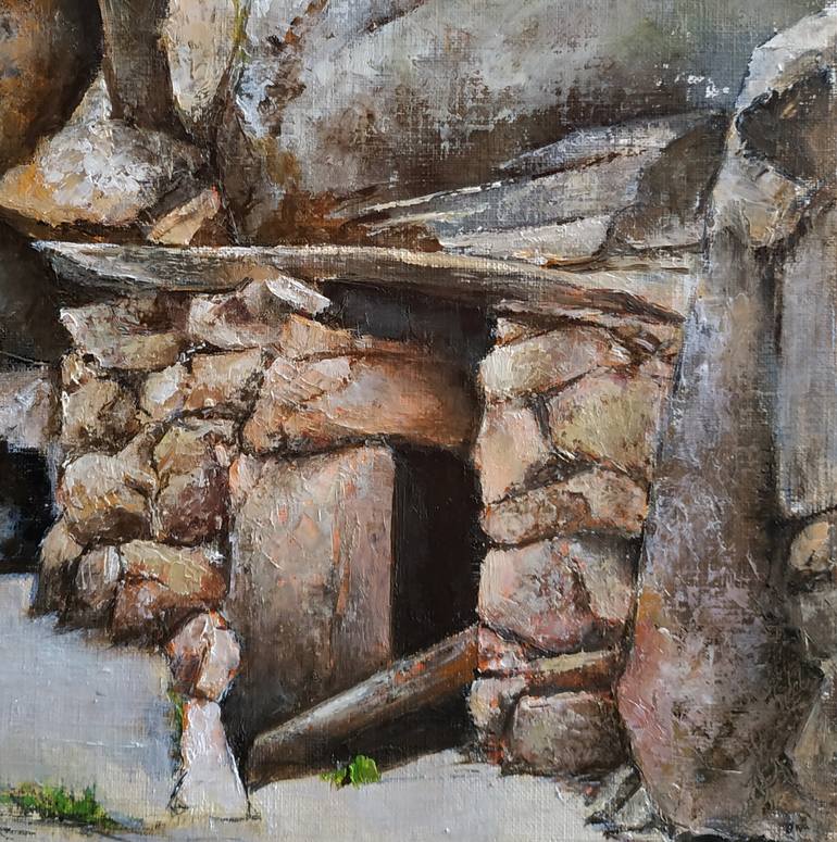 Original Figurative Landscape Painting by Tomas Castano