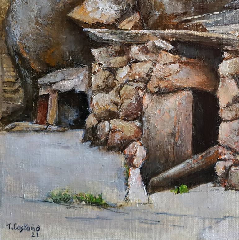 Original Figurative Landscape Painting by Tomas Castano