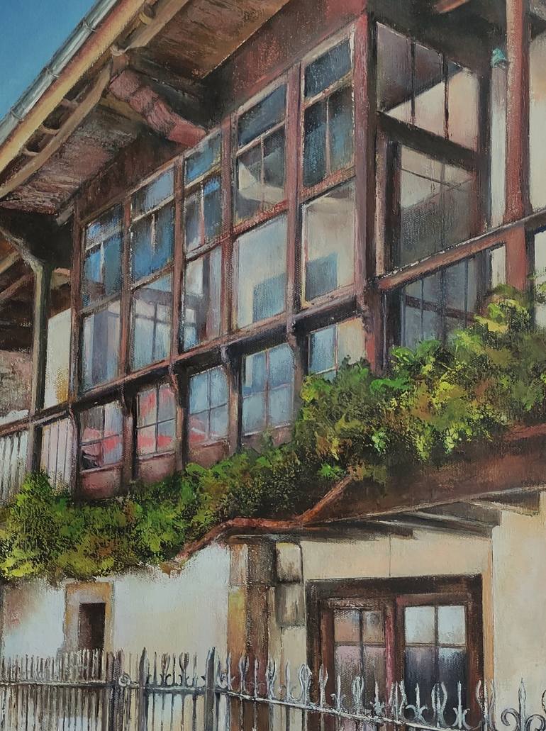 Original Architecture Painting by Tomas Castano
