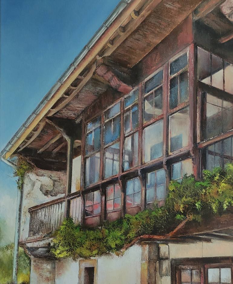 Original Figurative Architecture Painting by Tomas Castano