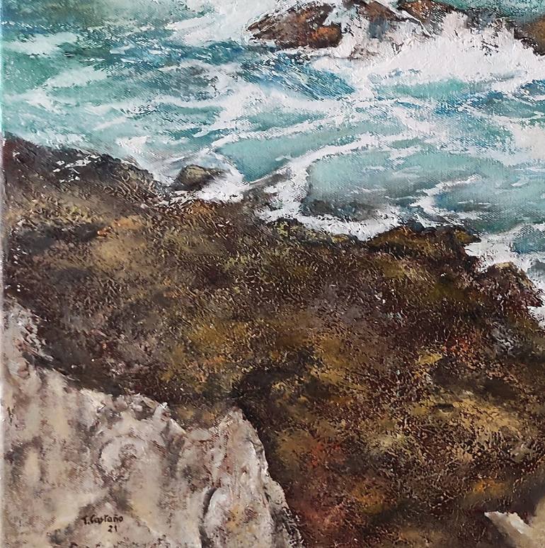 Original Seascape Painting by Tomas Castano