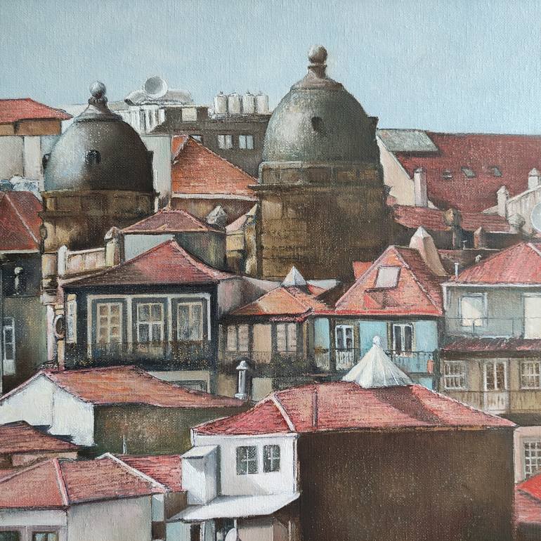 Original Figurative Architecture Painting by Tomas Castano