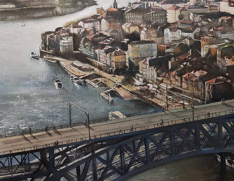 Original Cities Painting by Tomas Castano