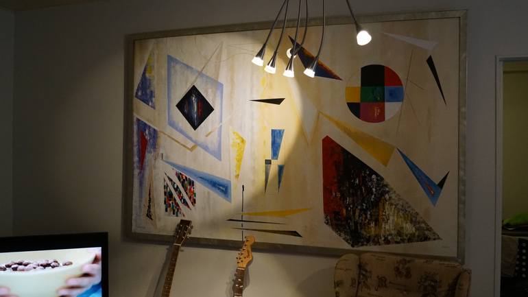 Original Modernism Abstract Painting by Jeevana Subasinghe
