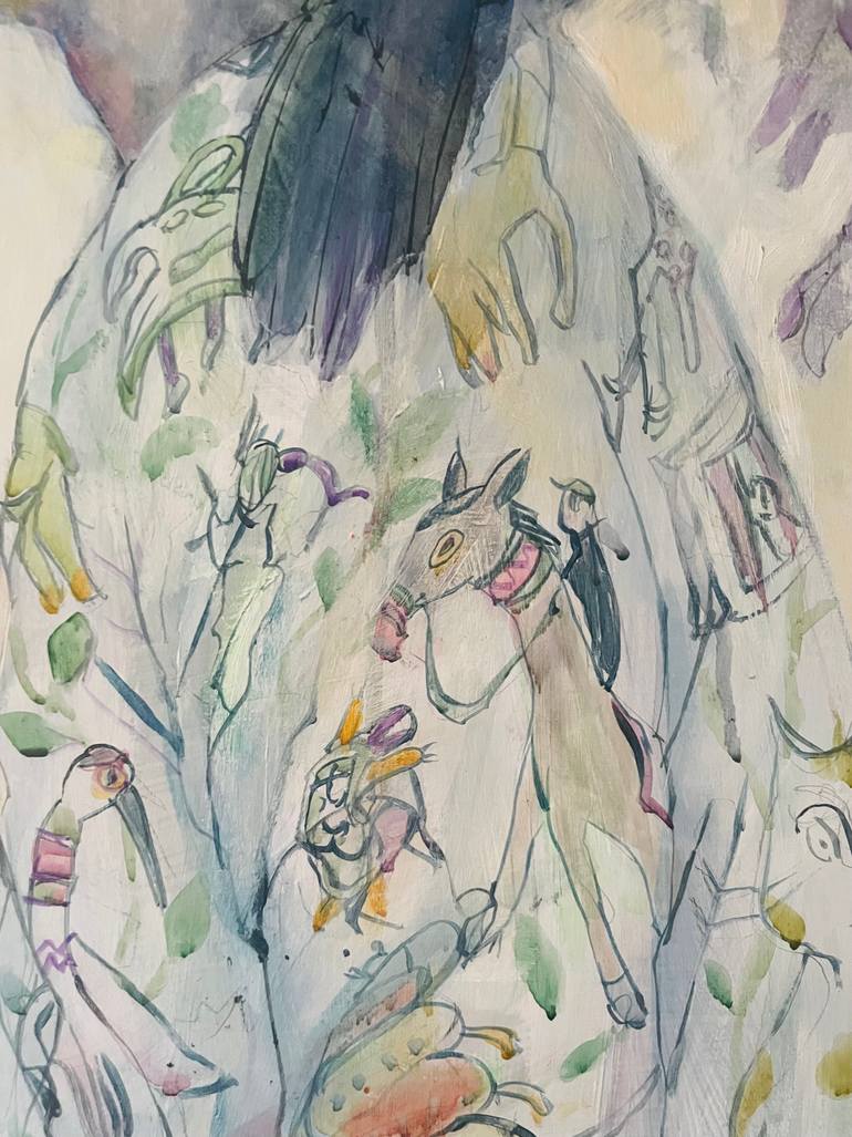 Original Impressionism Nature Painting by Yoshi Ogura