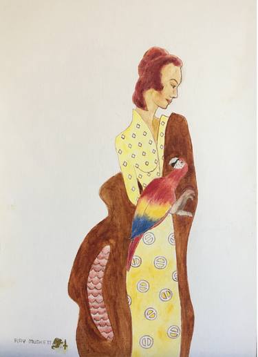 Print of Women Paintings by Ray Muskett