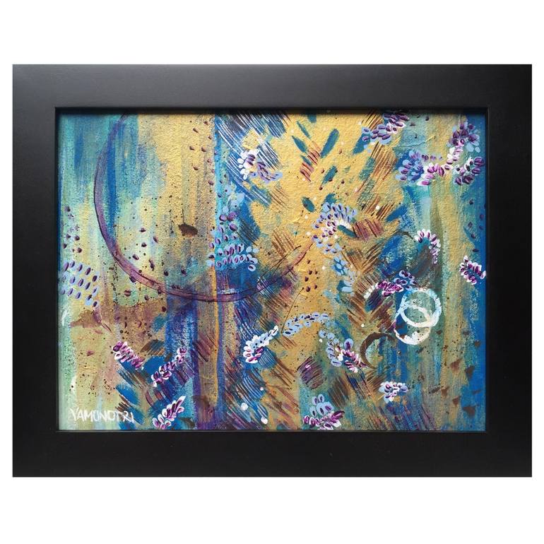 Original Fine Art Abstract Painting by Carolina Rojas