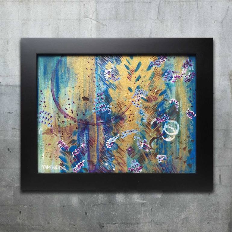 Original Fine Art Abstract Painting by Carolina Rojas