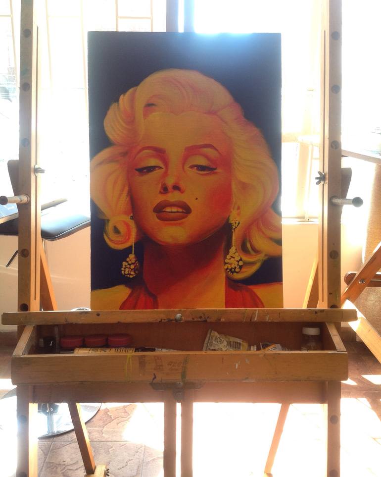 Original Figurative Pop Culture/Celebrity Painting by Carolina Rojas