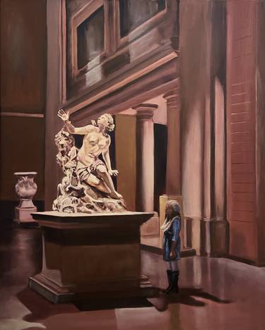 Original Figurative Classical mythology Paintings by Sherie Harkins