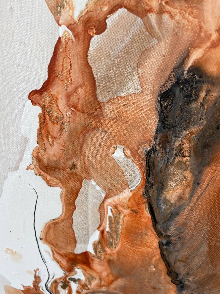 Original Abstract Expressionism Seascape Painting by Tiny De Bruin