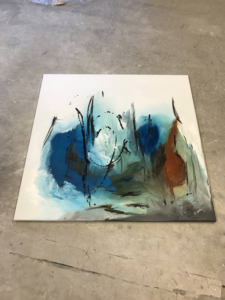 Original Abstract Painting by Tiny de Bruin