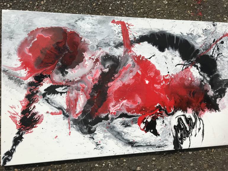 Original Abstract Painting by Tiny de Bruin