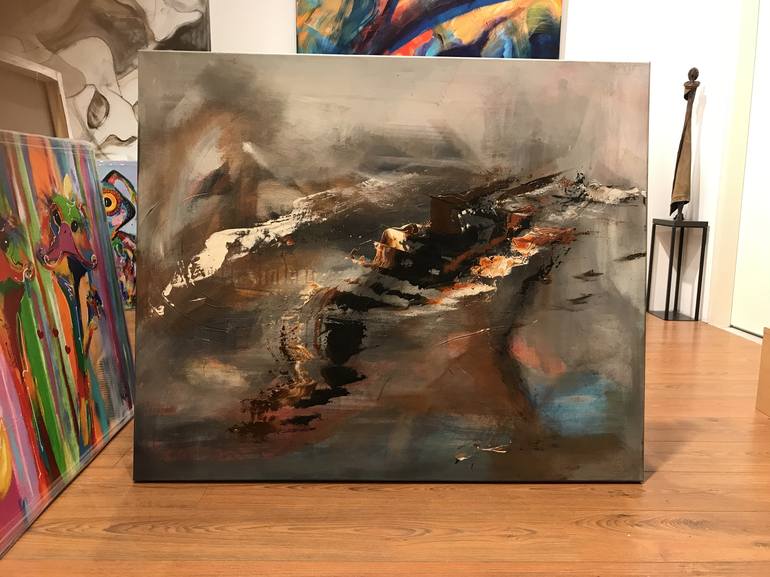 Original Abstract Painting by Tiny de Bruin