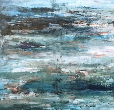 Print of Abstract Seascape Paintings by Tiny de Bruin