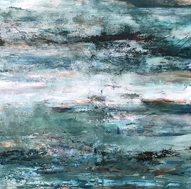 Print of Abstract Seascape Paintings by Tiny de Bruin