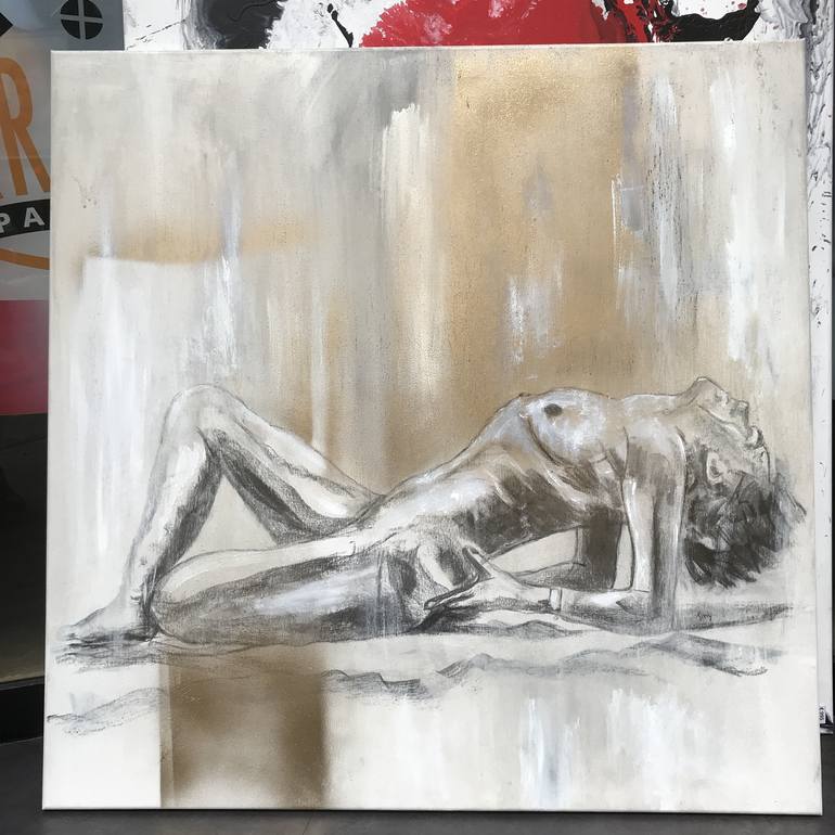 Original Nude Painting by Tiny de Bruin