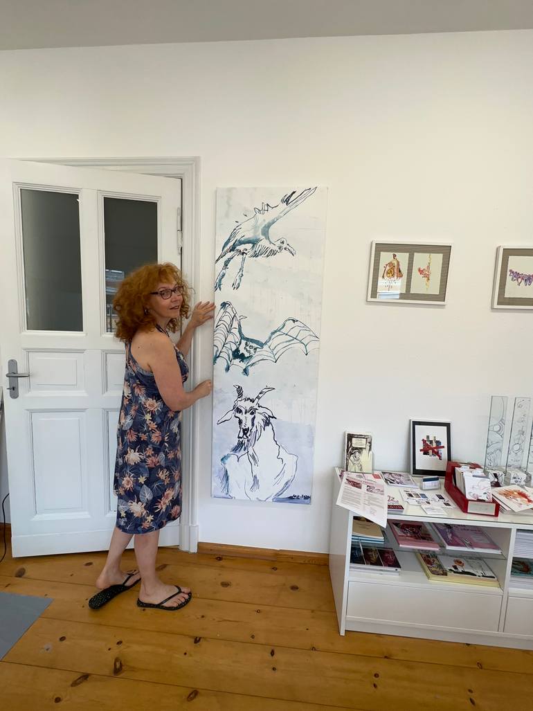 Original Contemporary Animal Painting by Susanne Haun