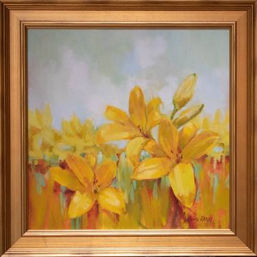 Original Impressionism Floral Paintings by Claire Hardy