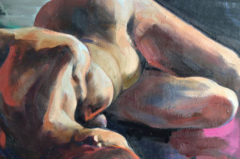 Original Figurative Nude Painting by Crawfurd Adamson