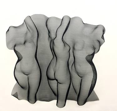 Original Figurative Nude Sculpture by Eric Boyer