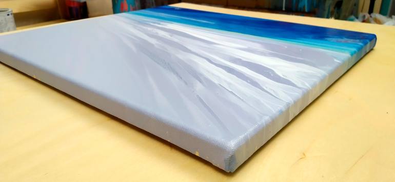 Original Abstract Seascape Painting by Jacob Jugashvili