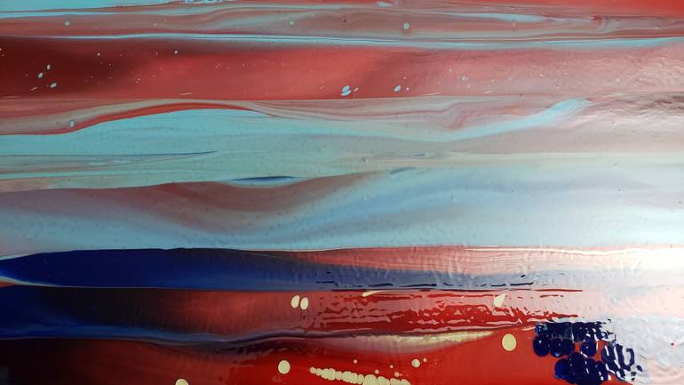 Original Abstract Seascape Painting by Jacob Jugashvili