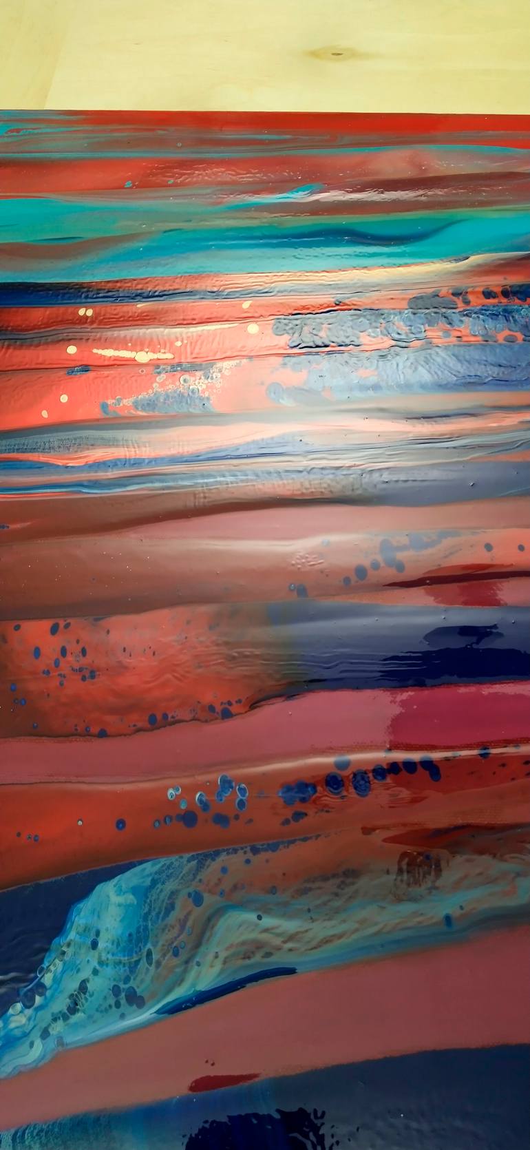 Original Abstract Seascape Painting by Jacob Jugashvili