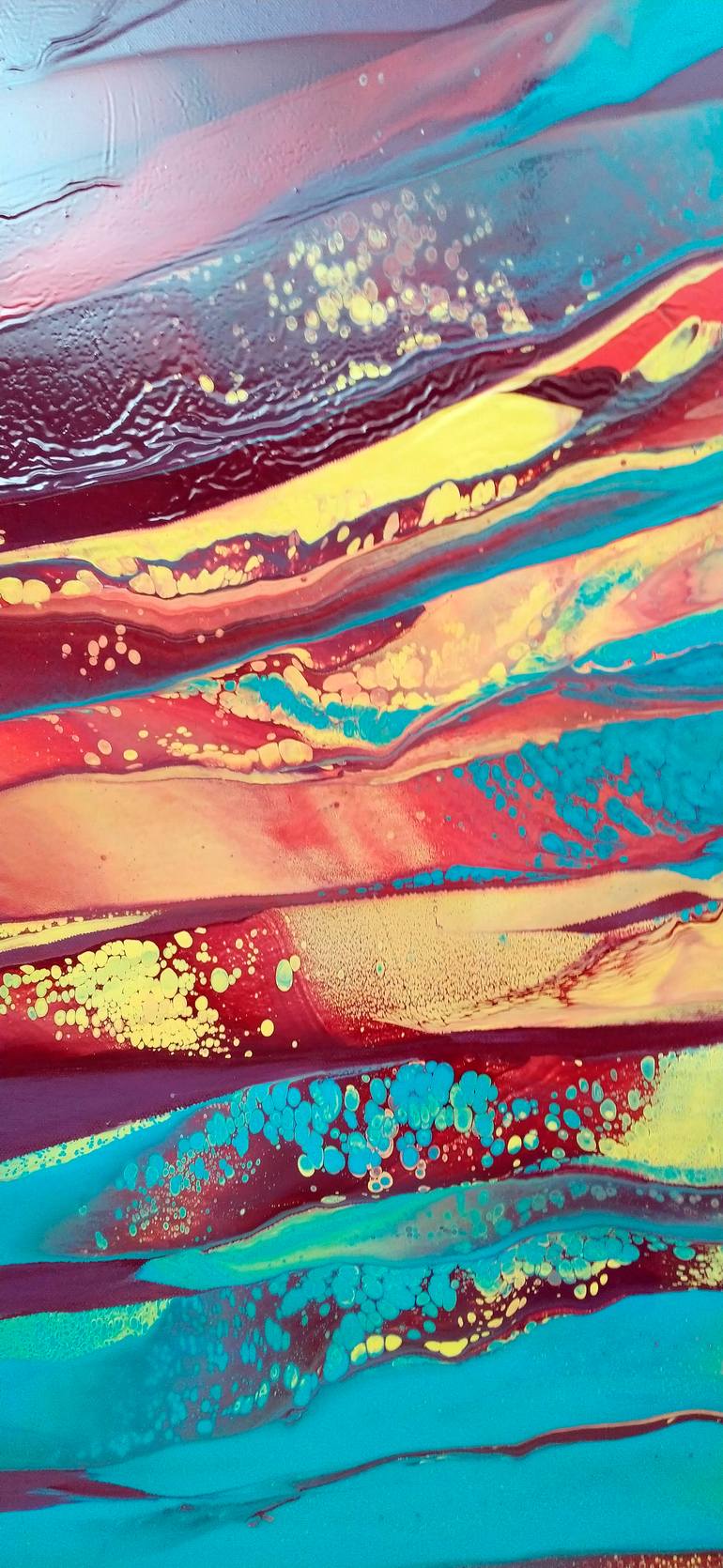Original Abstract Painting by Jacob Jugashvili